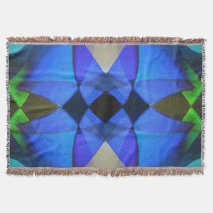 Manta Borboleta Azul