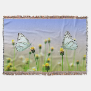 Manta Borboletas do Springtime espelhadas