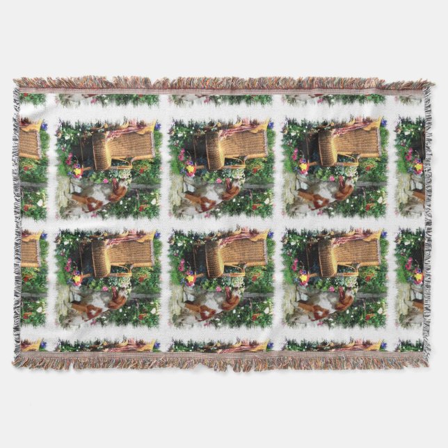 Manta Brittany Spaniel Onde O Amor Cresce (Frente)