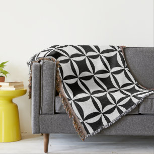 Manta Buraco Negro no Padrão da Porta do Celeiro