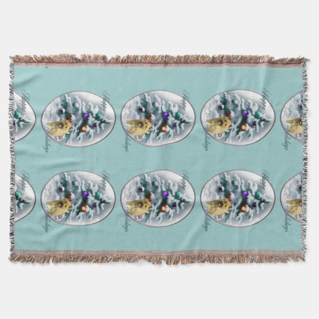 Manta Cairn Terrier Christmas (Frente)