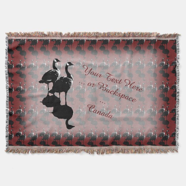 Manta Canadá Souvenir Blanket Canadá Ganha Blanket (Frente)
