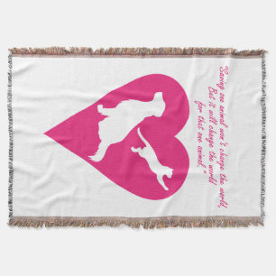 Manta Cão e Coração de Gato