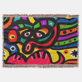 Manta Cara moderna da arte abstracta