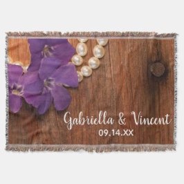 Manta Casamento de Madeira Pearls Pearls Barn