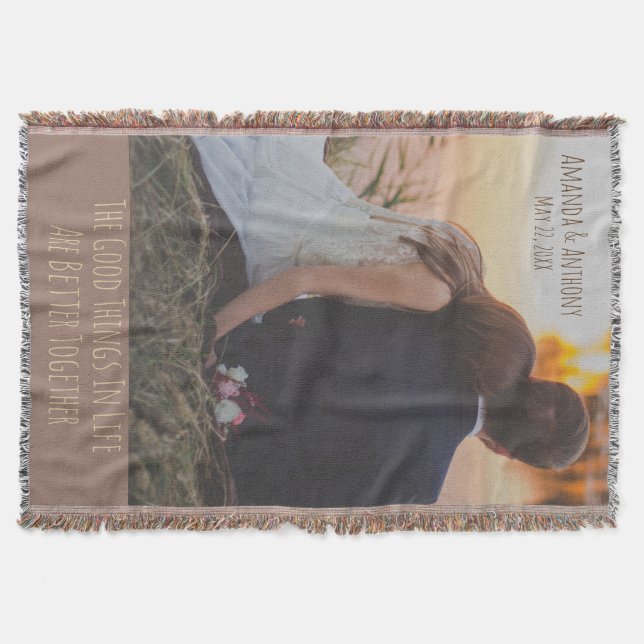 Manta casamento familiar e casal (Frente)