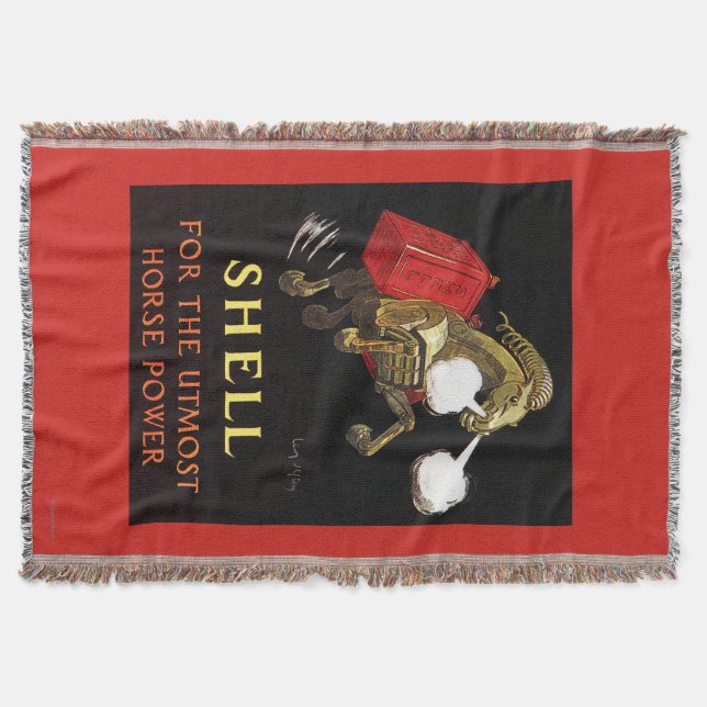 Manta Cavalo mecânico com Shell Oil (Frente)