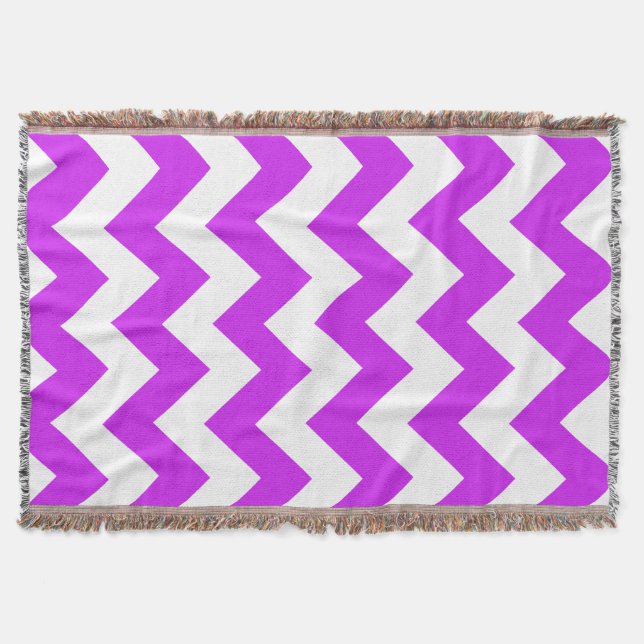 Manta Chevron roxo (Frente)