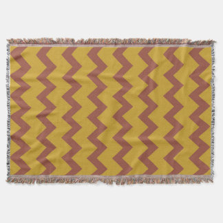 Manta Chevron zigzag design natural amarelo