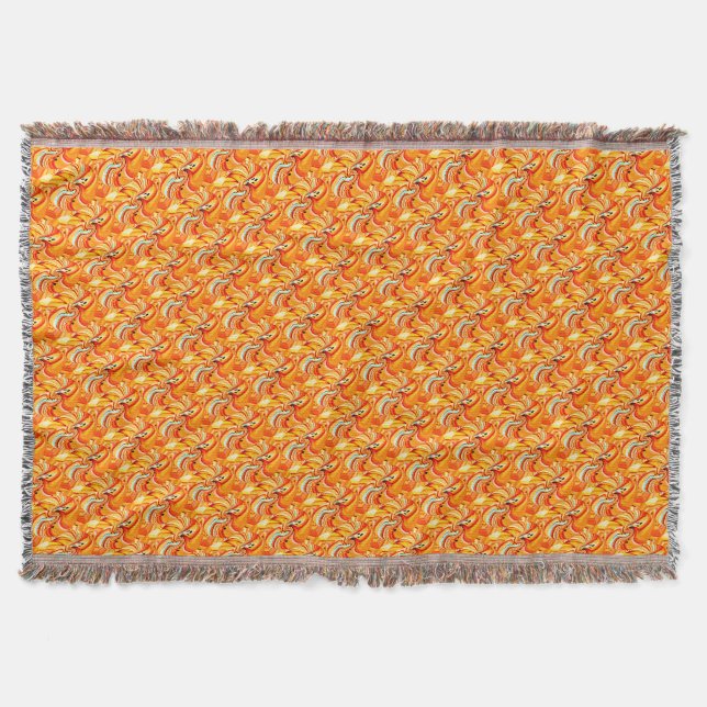 Manta Chic laranja (Frente)