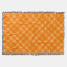 Chic Marigold Medley Xadrez Laranja Banheira