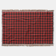 Clan Cunningham Red e Black Tartan