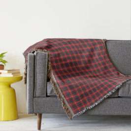 Manta Clan Fraser Red e Marinho Modern Scottish Tartan