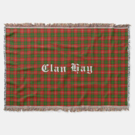 Manta Clan Hay Tartan Throw Blanket