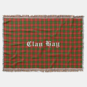 Manta Clan Hay Tartan Throw Blanket