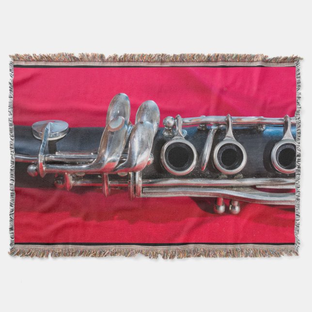 Manta Clarinet em Vermelho (Frente)