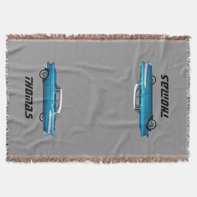 Manta Cobertura 1957 clássica do costume de Chevy (Frente)