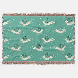 Manta Cobertura do teste padrão da rena de Rompin