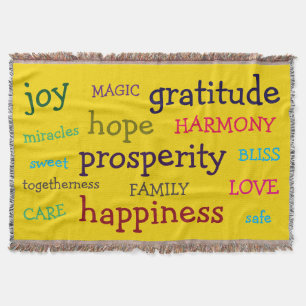 Manta Cobertura inspirada do lance das palavras