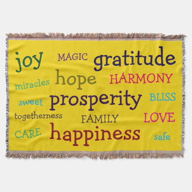 Manta Cobertura inspirada do lance das palavras (Frente)