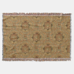 Manta Cobertura tibetana do lance da mandala