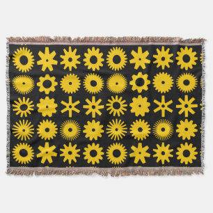 Manta Cogs - âmbar em preto