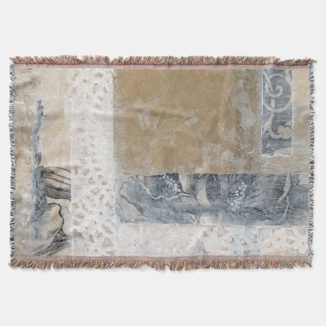 Manta Colagem de rendas II (Frente)