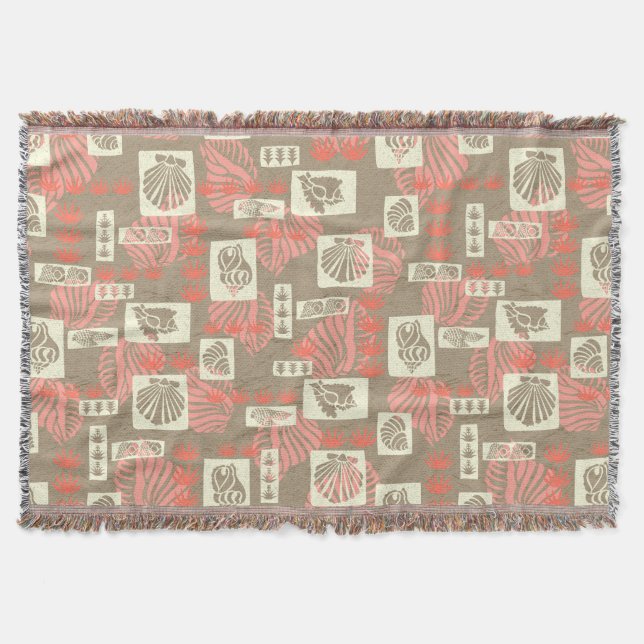 Manta Conchas Submarinas de Kua Bay no Havaí (Frente)