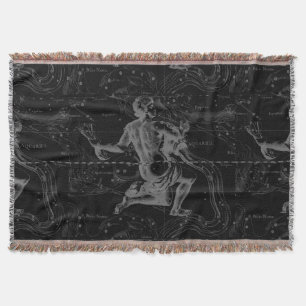 Manta Constelação Hevelius do Aquário do vintage cerc