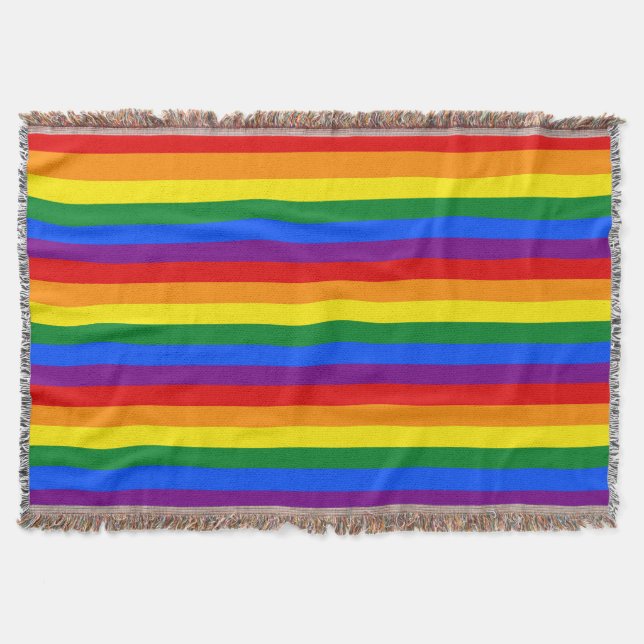 Manta CORES DO RAINBOW FLAG + suas ideias (Frente)