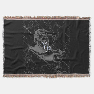 Manta Cromo prateado como Capricórnio Sinal Zodiac Hevel