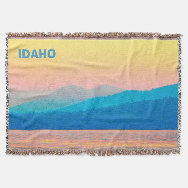 Manta Cyan e Salmon Sunset (Frente)