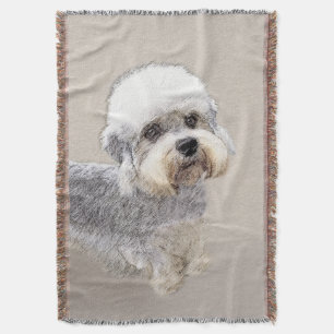 Manta Dandie Dinmont Terrier pintando arte canina origin