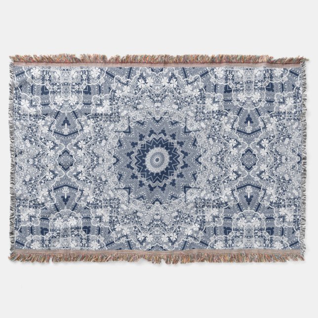 Manta decoração de rendas (Frente)