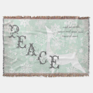 Manta Deer Peace e Good Will Folidy Throw