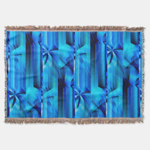 Manta Design gráfico sem costura - preto azul I