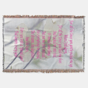 Manta dia de as mães Dogwood