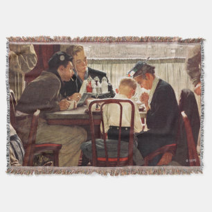 Manta Dizendo a benevolência por Norman Rockwell