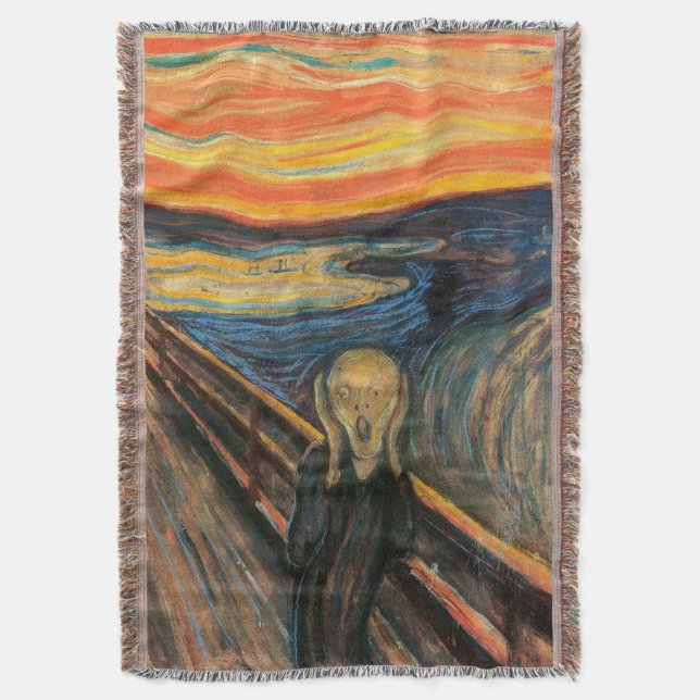 Manta Edvard Munch é o Gritar (Frente Vertical)