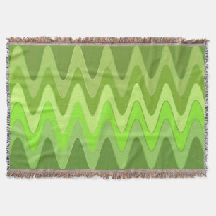 Manta Engraçado Sinus Waves verde + sua ideia