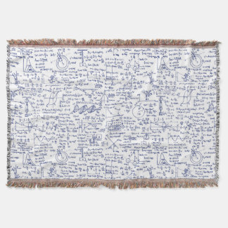 Manta Equações da física na caneta azul //