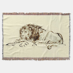 Manta Esboço da tinta de Rembrandt do vintage/desenho d