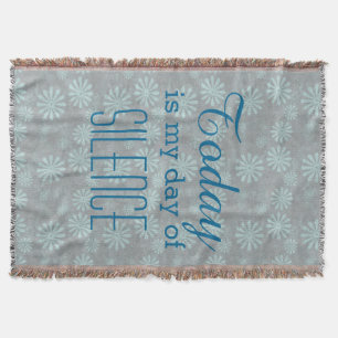 Manta Escolha seu próprio texto, imagem e cor de fundo