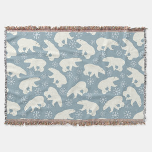 Manta Escuros Polares de inverno com um padrão perfeito 