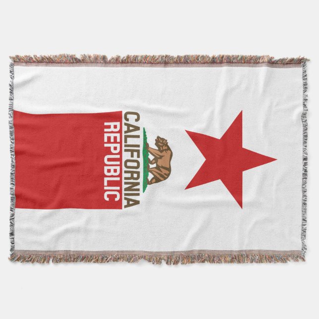 Manta Estado da República da CALIFÓRNIA - Estrela (Frente)