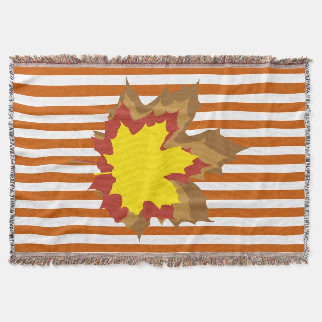 Manta Estirpes Automáticas Queimadas com Folhas (Frente)