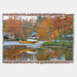 Manta EUA, Nova Inglaterra, New Hampshire. Avião flutuan