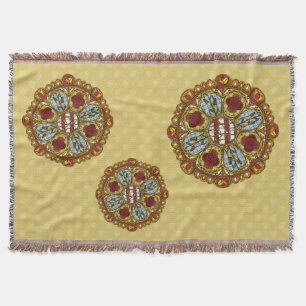 Manta Fall Nouveau Throw Blanket