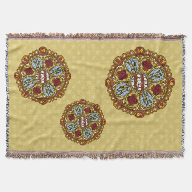 Manta Fall Nouveau Throw Blanket (Frente)