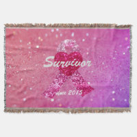 Fita personalizada do rosa da faísca do cancro da